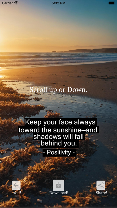 MotivVerse - AI Powered Quotes Screenshot