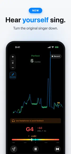 PitchMonitor - Vocal Visual screenshot 1
