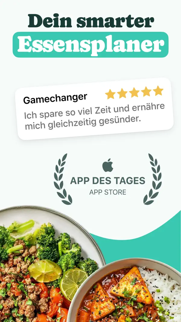 Choosy: Essensplaner & Rezepte iPhone App Screenshot 1 – Essen und Trinken