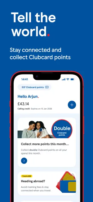 Tesco International iPhone screenshot 1