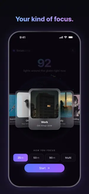 Focusterra: Global Focus Timer screenshot 4