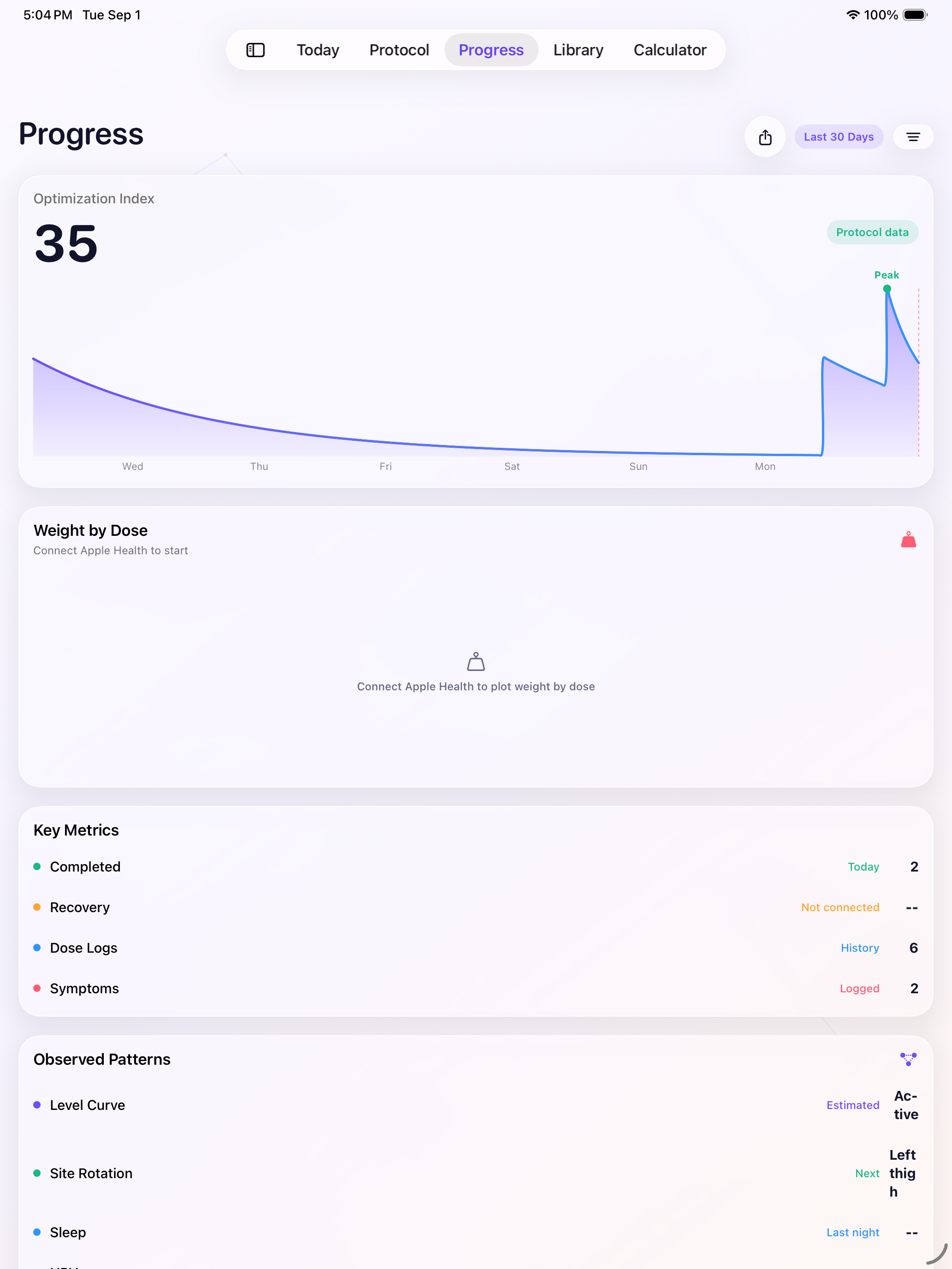 PeptideCore: Shot & Stack Log screenshot 13