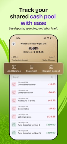 Riloma: Split Expenses iPhone screenshot
