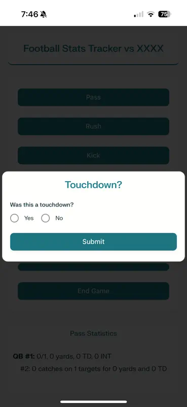 Football Stat Tracker Pro screenshot 6 of 9
