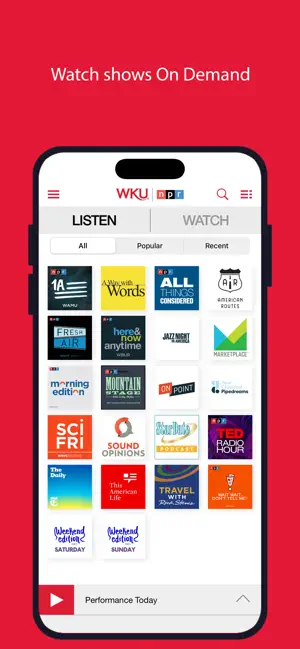 WKU Public Media App screenshot 3