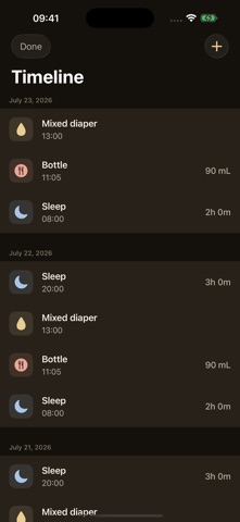 BabyLog Wake Window Tracker Screenshot 3 of 6