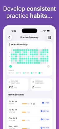 Preludio: Music Practice Log screenshot 3