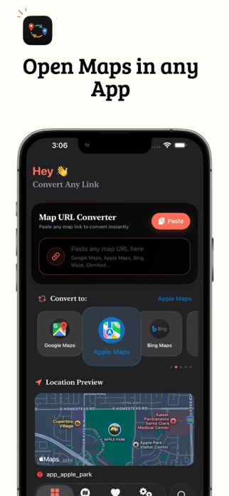 MapSwitch: Convert Map Links! Screenshot 1 of 7