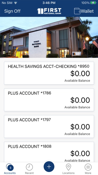 First National Bank Mount Dora Screenshot