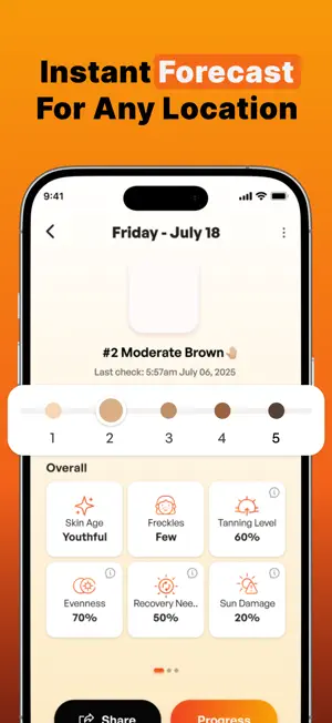 SPF Tanning App : UV Index screenshot 4