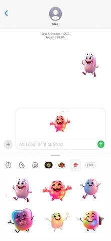 弹跳软糖贴纸 screenshot