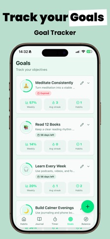 Habit Tracker | HabitTRCKR iPhone screenshot