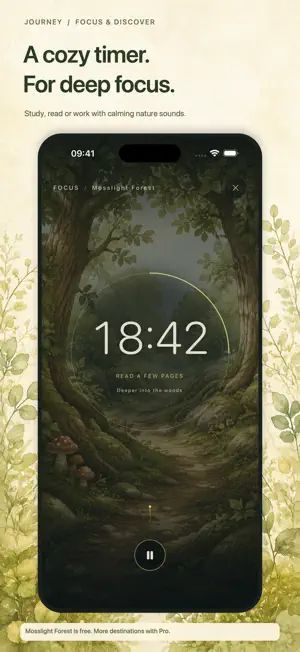 Journey: Cozy Focus Timer screenshot 1