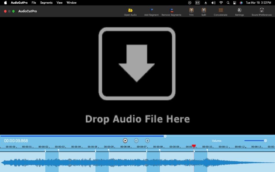 #3. Audio Split Trim Audio Editor (macOS) 由: Alessandro Gimenes Ferri