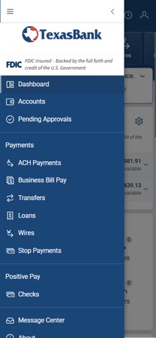 TexasBank Treasury Mgmt Screenshot 2 of 3
