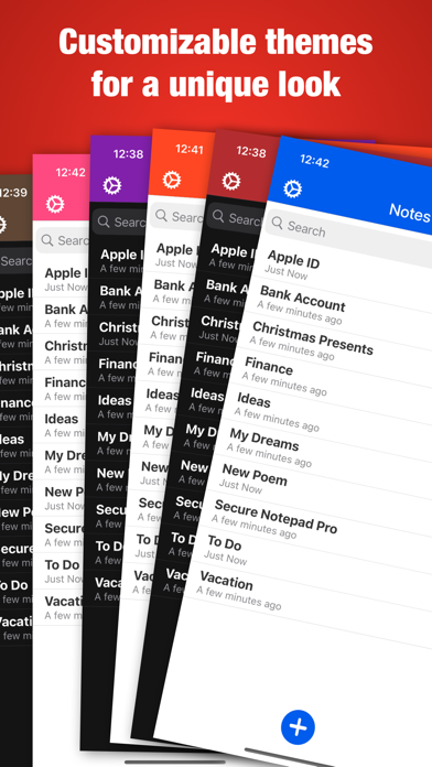 Screenshot #2 pour Secure Notepad Pro