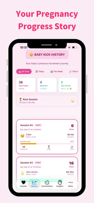 Baby Kick Tracker: Contraction screenshot 2