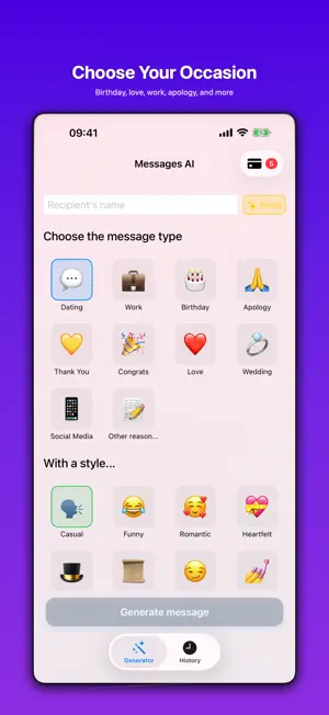 MessagesAI - Text Generator screenshot 2
