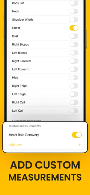 Body Measurement Tracker: Metr screenshot 3