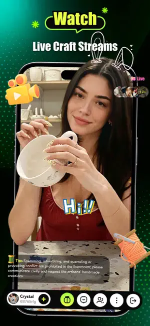 Craft：Video Chat & Live，Club iPhone screenshot 2