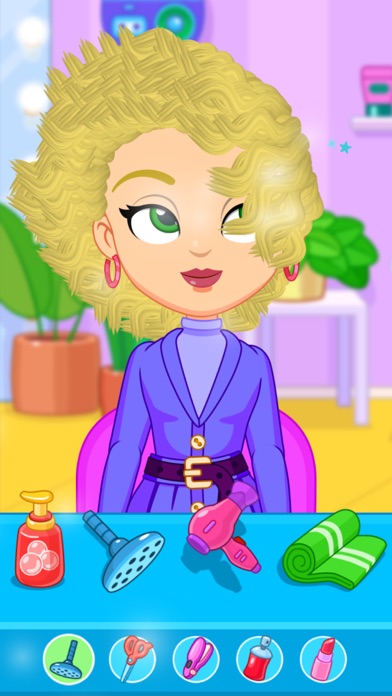 Beauty salon. Screenshot
