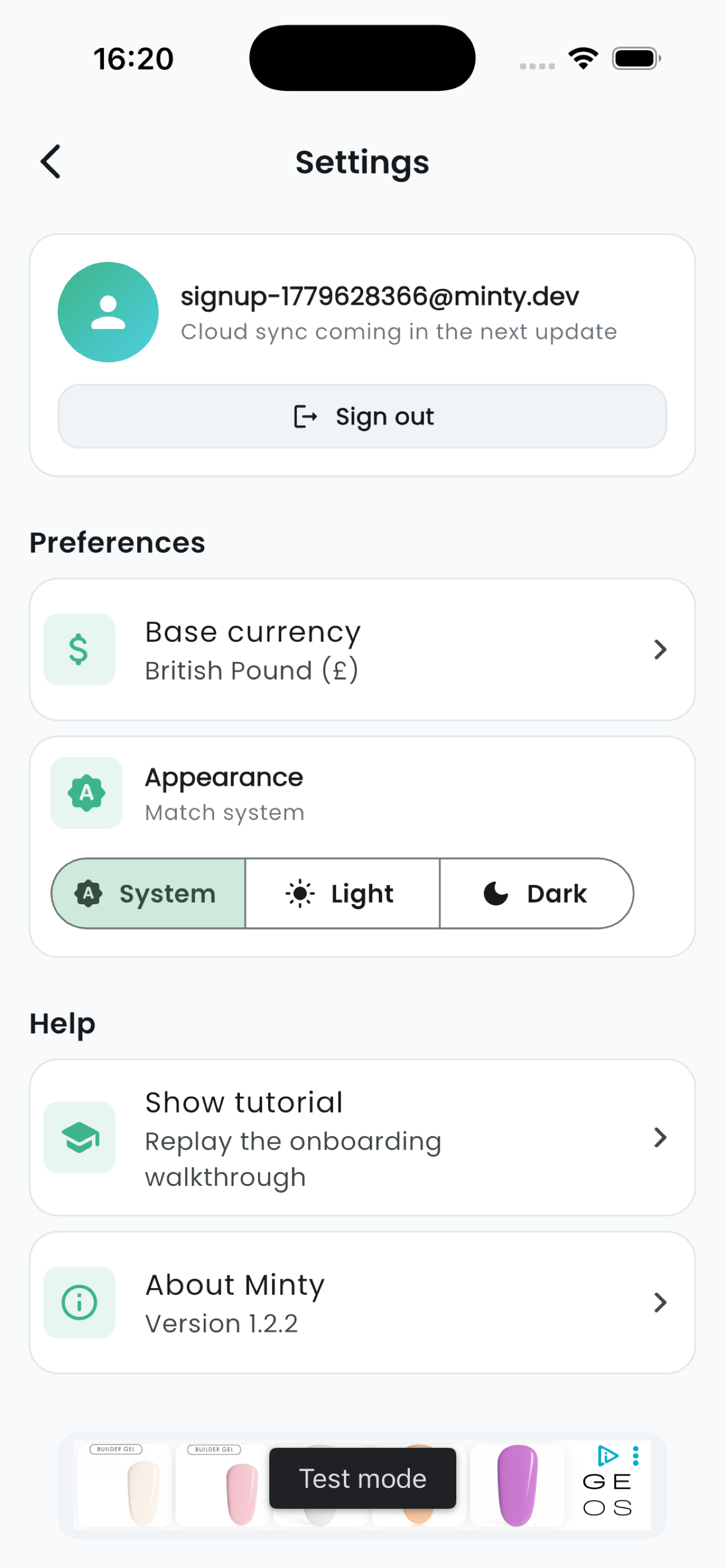 Minty - Finance Tracker