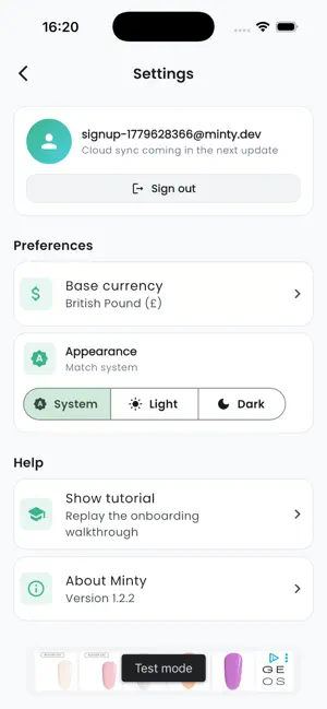 Minty - Finance Tracker screenshot 4