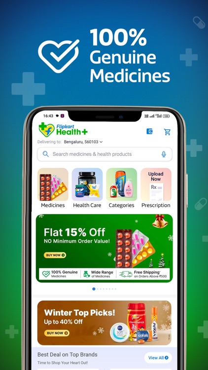 Flipkart Health+ Medicine App