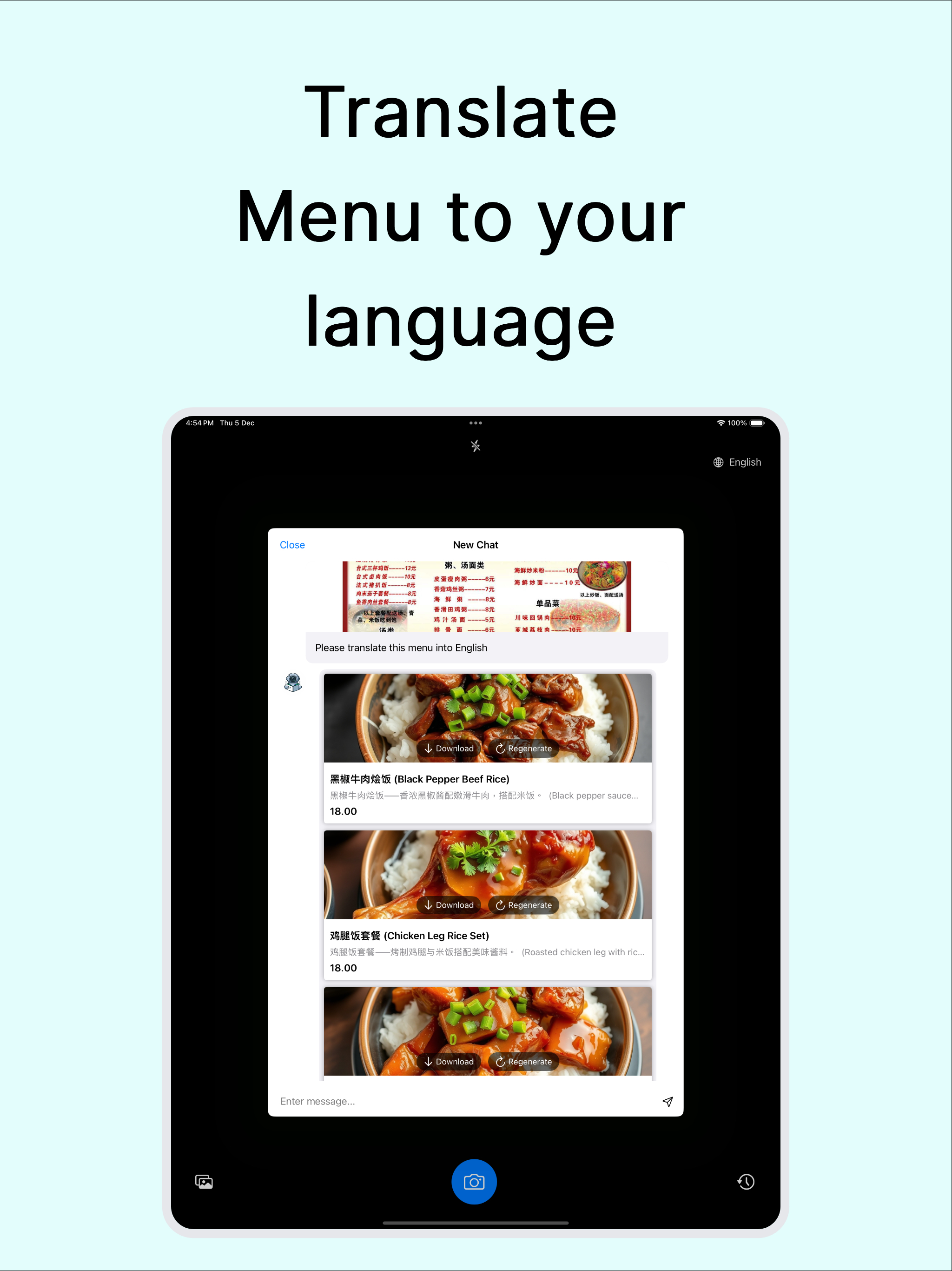 Menu Decoder Convert Language screenshot 4