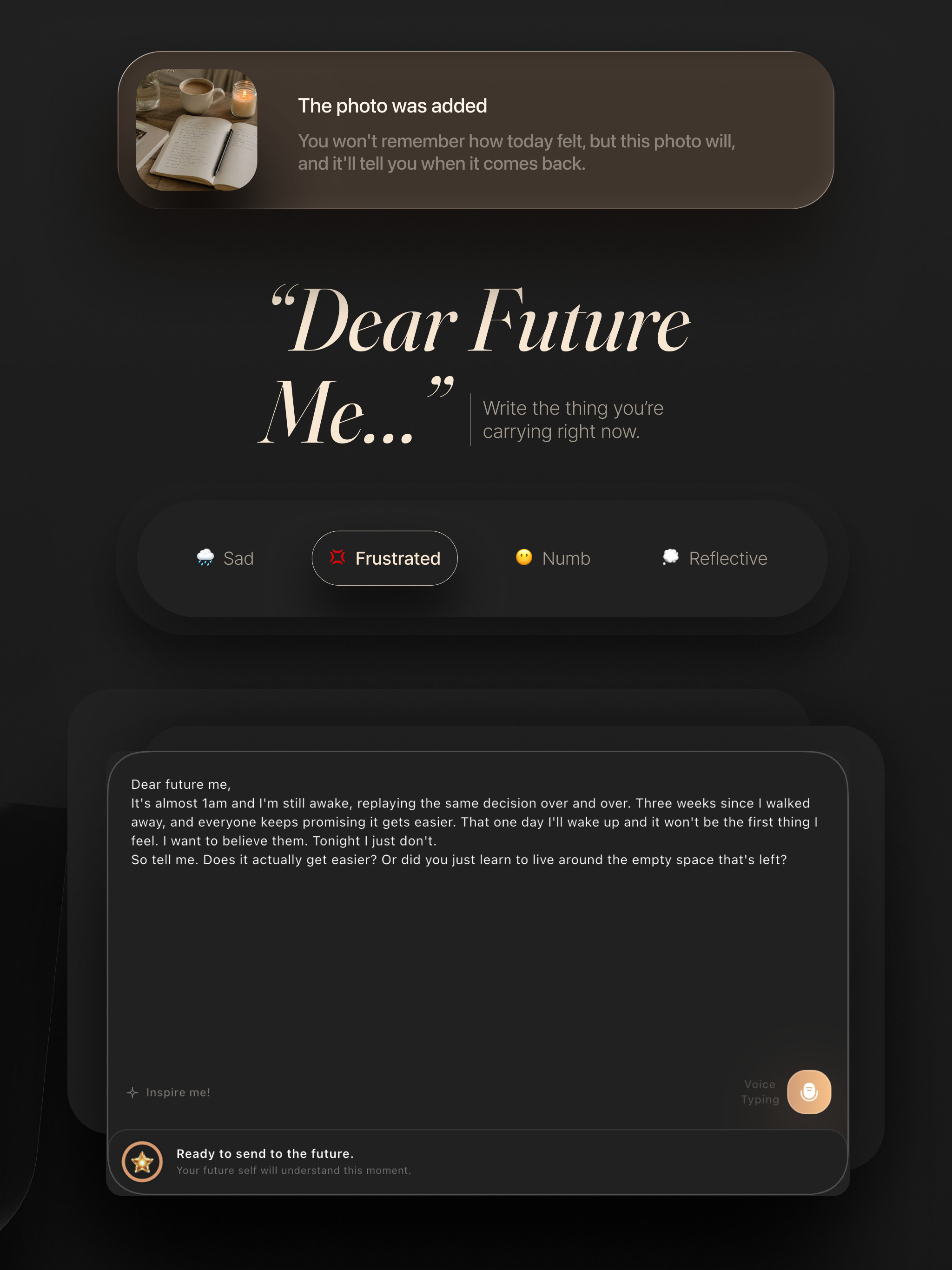 FutureNote: Future Self Note screenshot 9