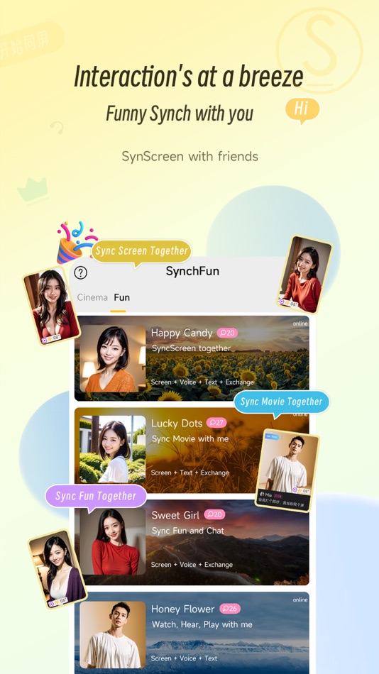 #1. SynchFun (iOS) By: 北京我声我视科技有限公司