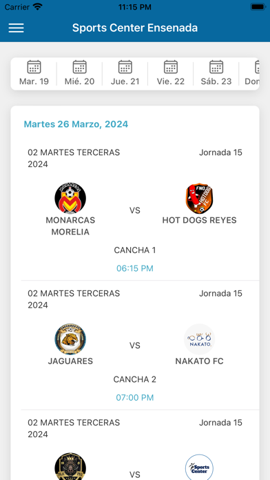 Sports Center Ensenada Screenshot