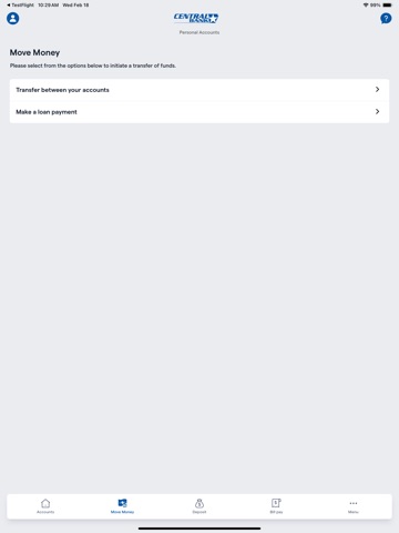 Central Bank AR iPad screenshot