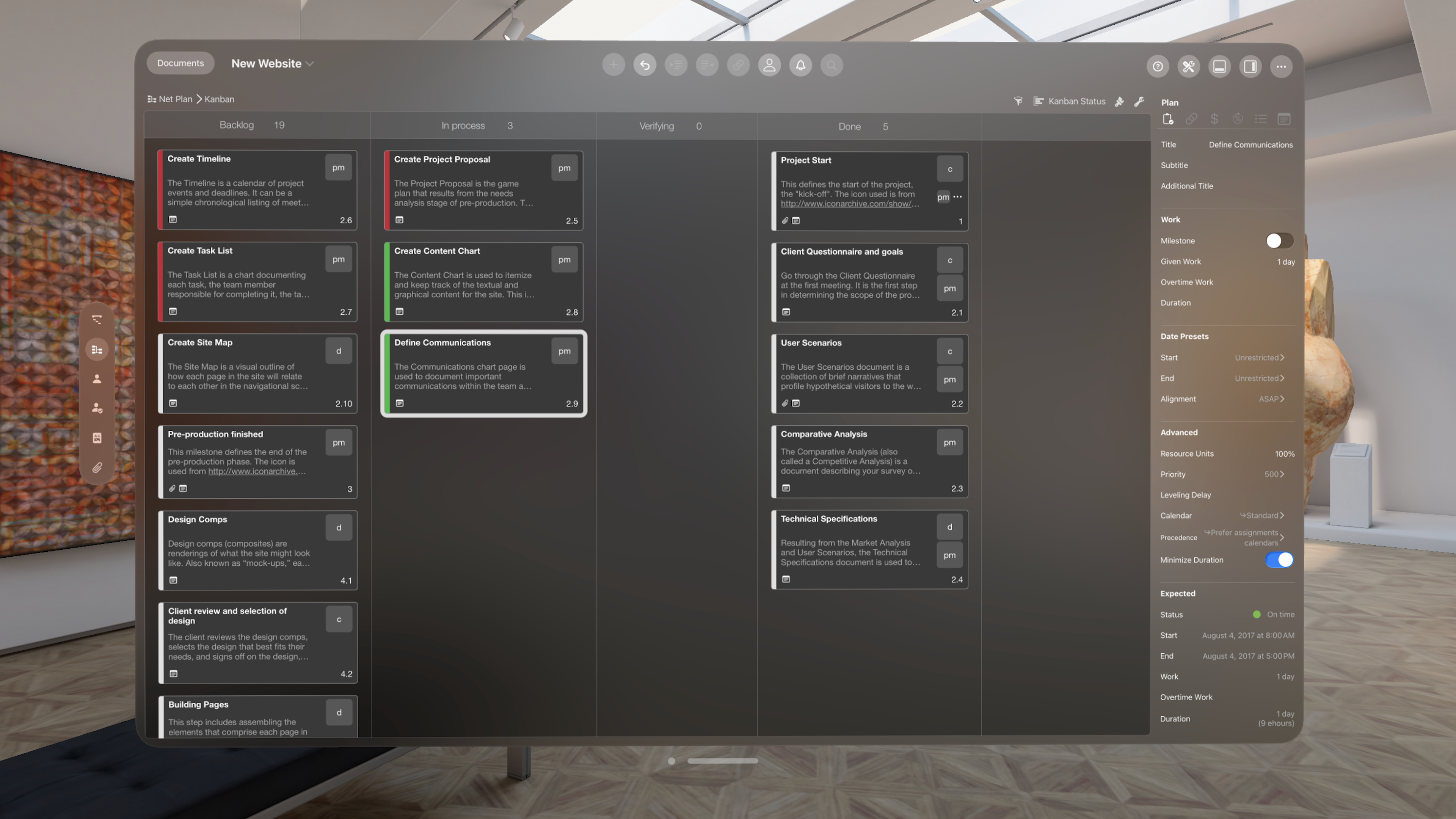 Merlin Project: Gantt + Kanban