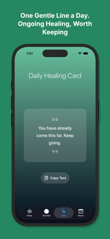 Sleep Healing Anxiety Calm iPhone screenshot