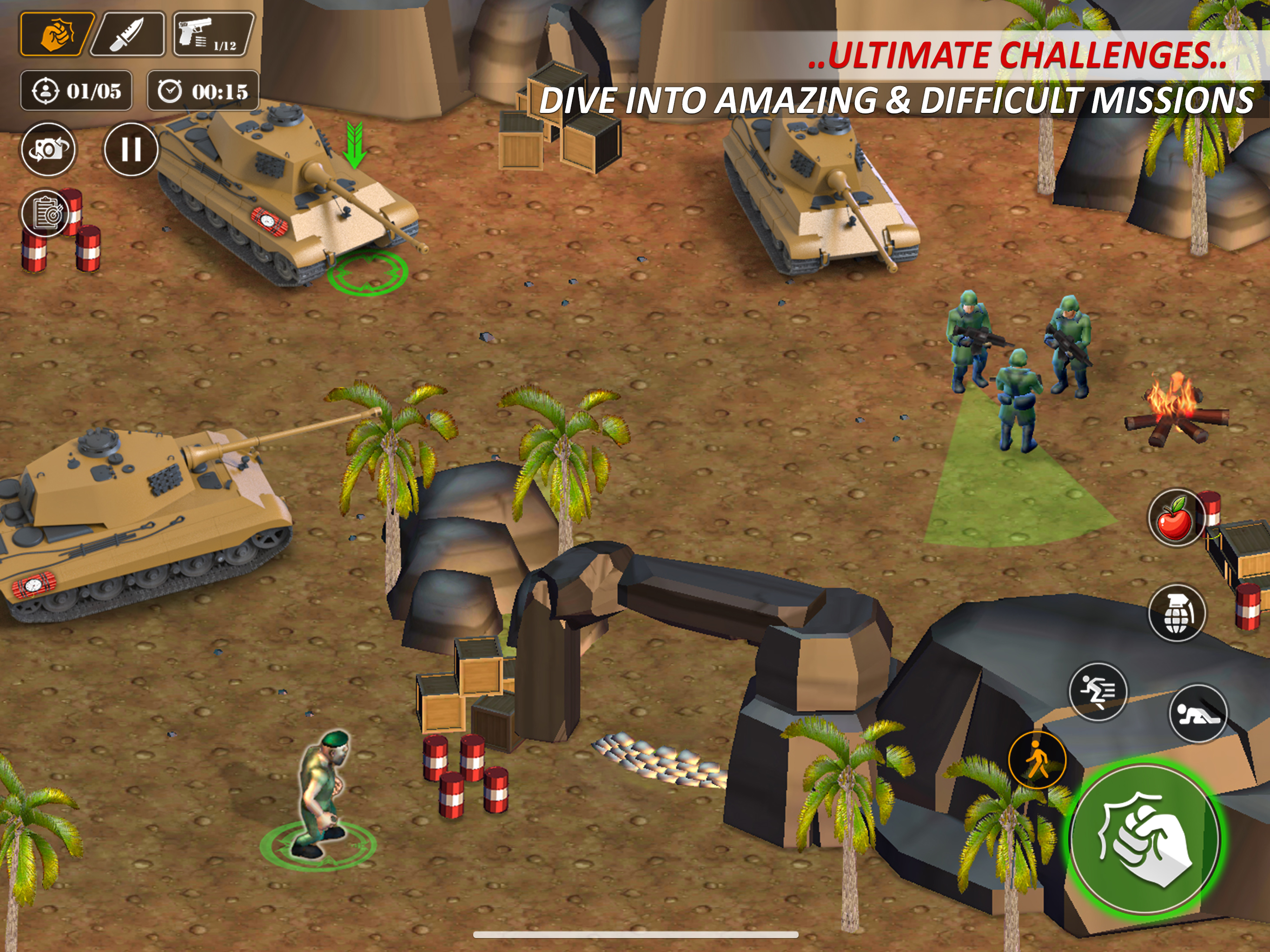 Commando Survival War game ww2