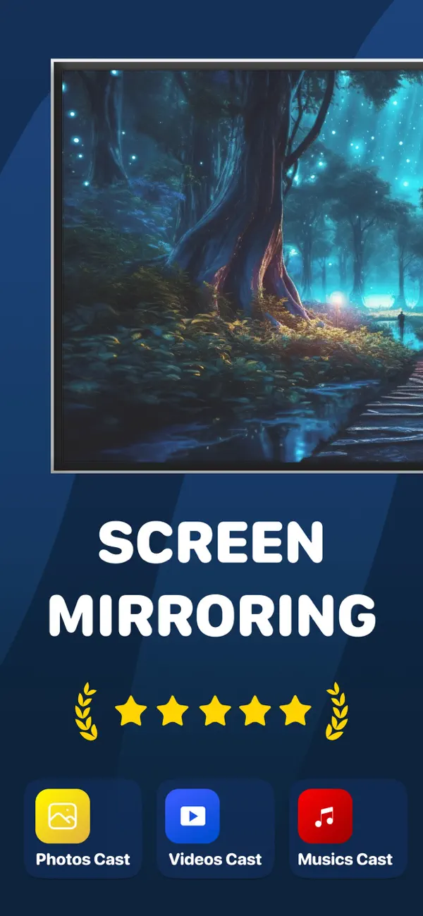 Screenshot #1 pour Miracast Screen Mirroring‌