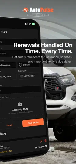 Screenshot von AutoPulse: Smart Vehicle Care auf dem iPhone 4