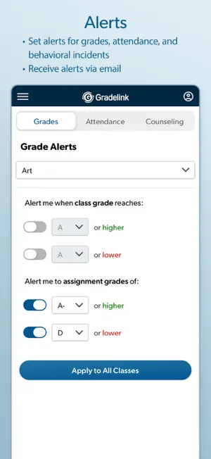 Gradelink Student/Parent App screenshot 5