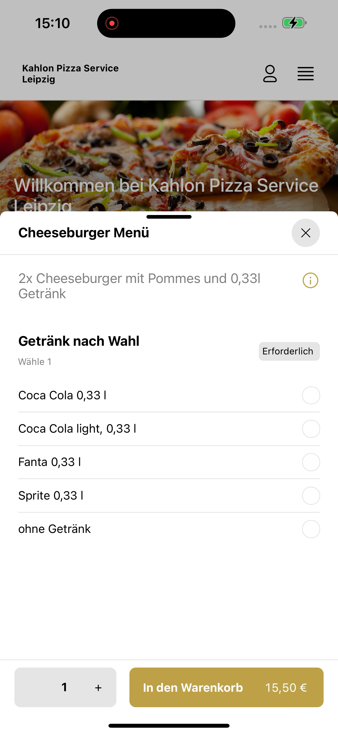 Kahlon Pizza Service Leipzig screenshot 7