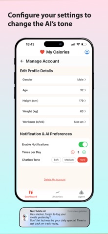 NutriMate AI iPhone screenshot