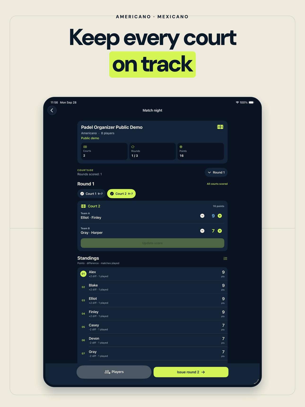 Screenshot 8 of Padel Organizer: Americano