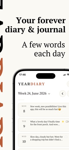 YearDiary: 5 & 10 Year Journal screenshot
