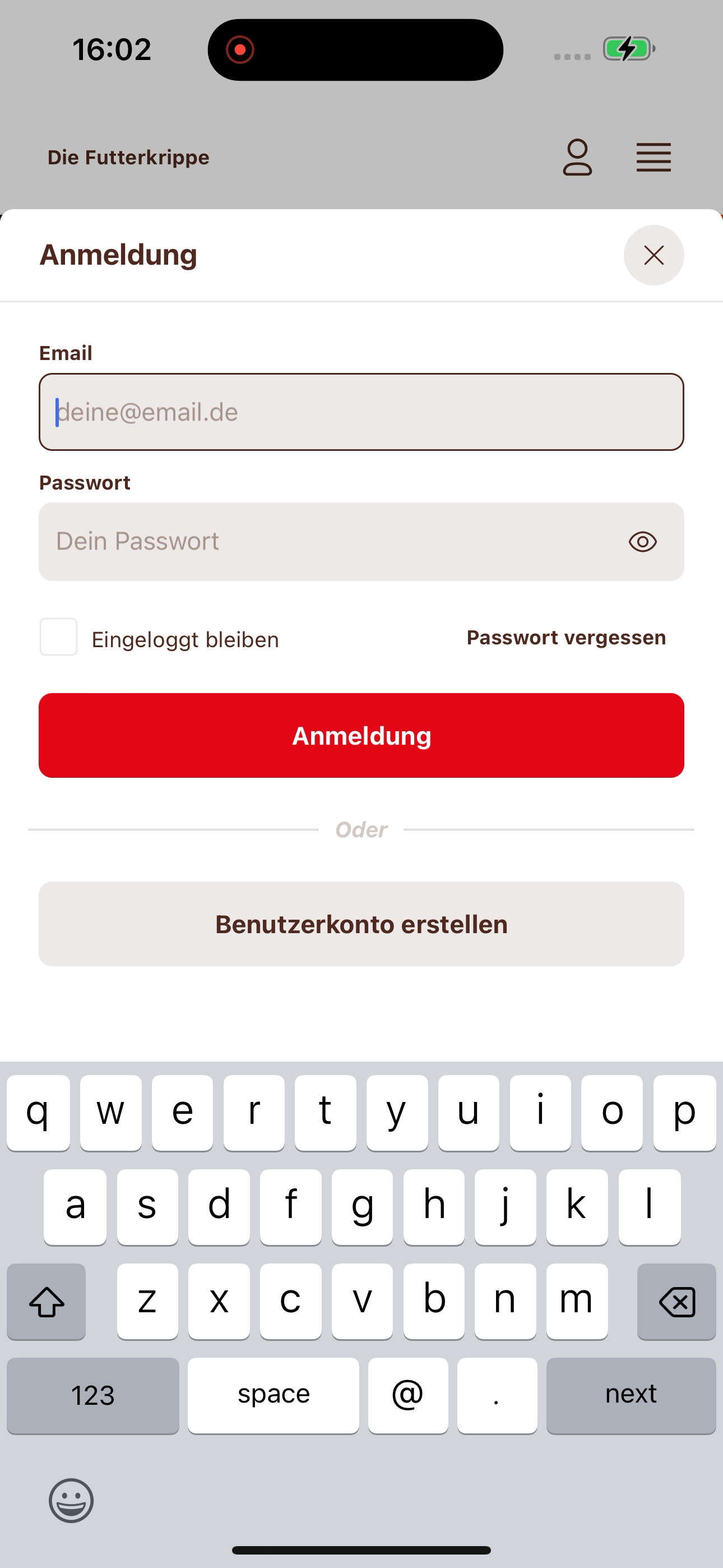 Die Futterkrippe