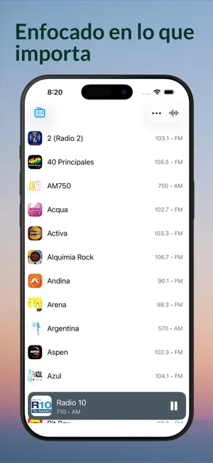 Radios Argentina - AM y FM screenshot 1