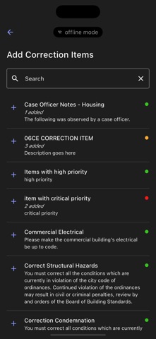 Inspections Mobile Pro iPhone screenshot