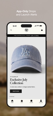 '47: Sports Hats & Fan Apparel iPhone screenshot 2