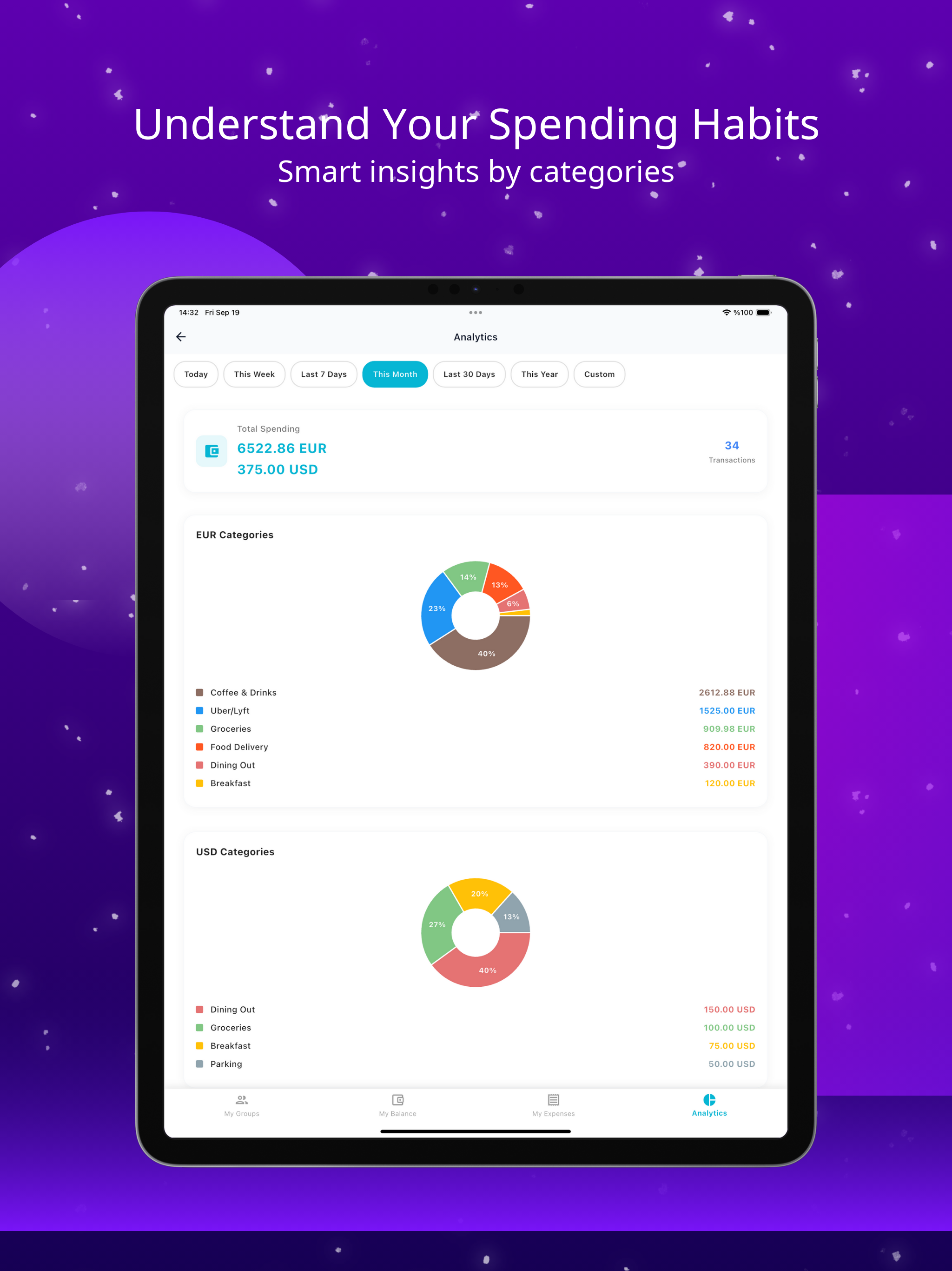 SplitUp – Split & Share Bills