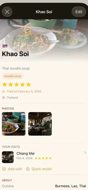 TasteMap: Your Food Passport screenshot 3