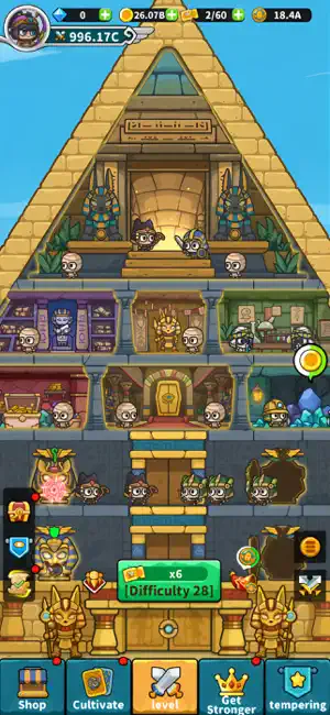 Idle Mummy Battles screenshot 1